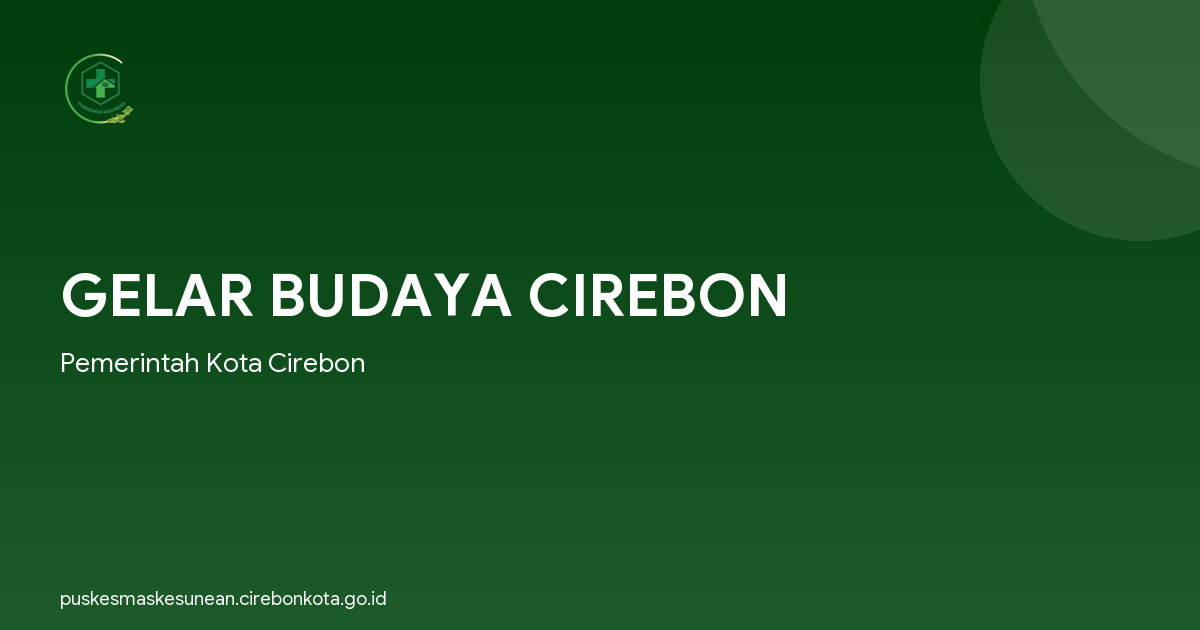 GELAR BUDAYA CIREBON